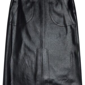 Diesel O-Rion faux-leather midi skirt