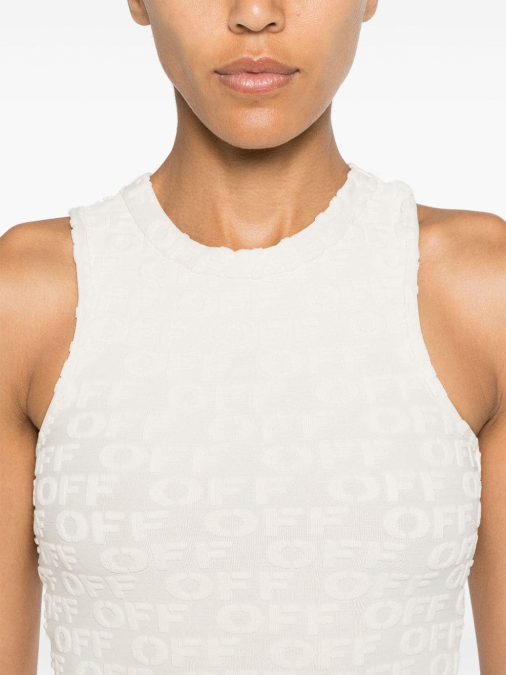 Off-White Rowing terry-cloth crop top - Image 5