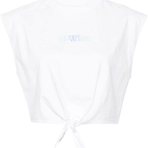 Off-White Arrows-motif cotton crop top