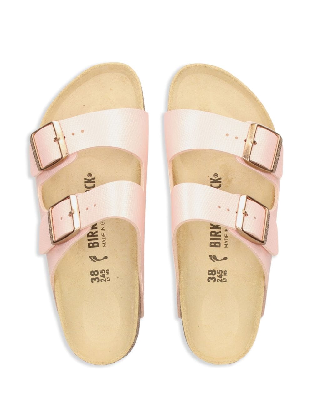 Birkenstock Arizona Birko-Flor buckled slides - Image 4