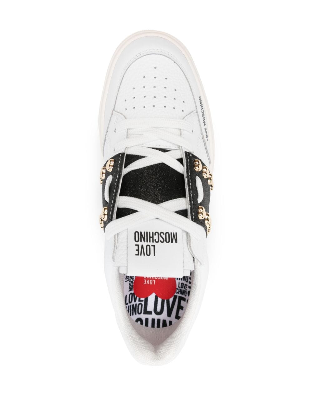 Love Moschino glitter-embellished sneakers - Image 4