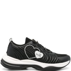 Love Moschino logo-print mesh sneakers