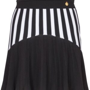 Balmain  ribbed-knit pleated skirt