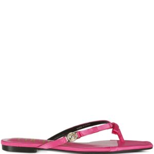 Versace Jeans Couture bow tie flip-flops