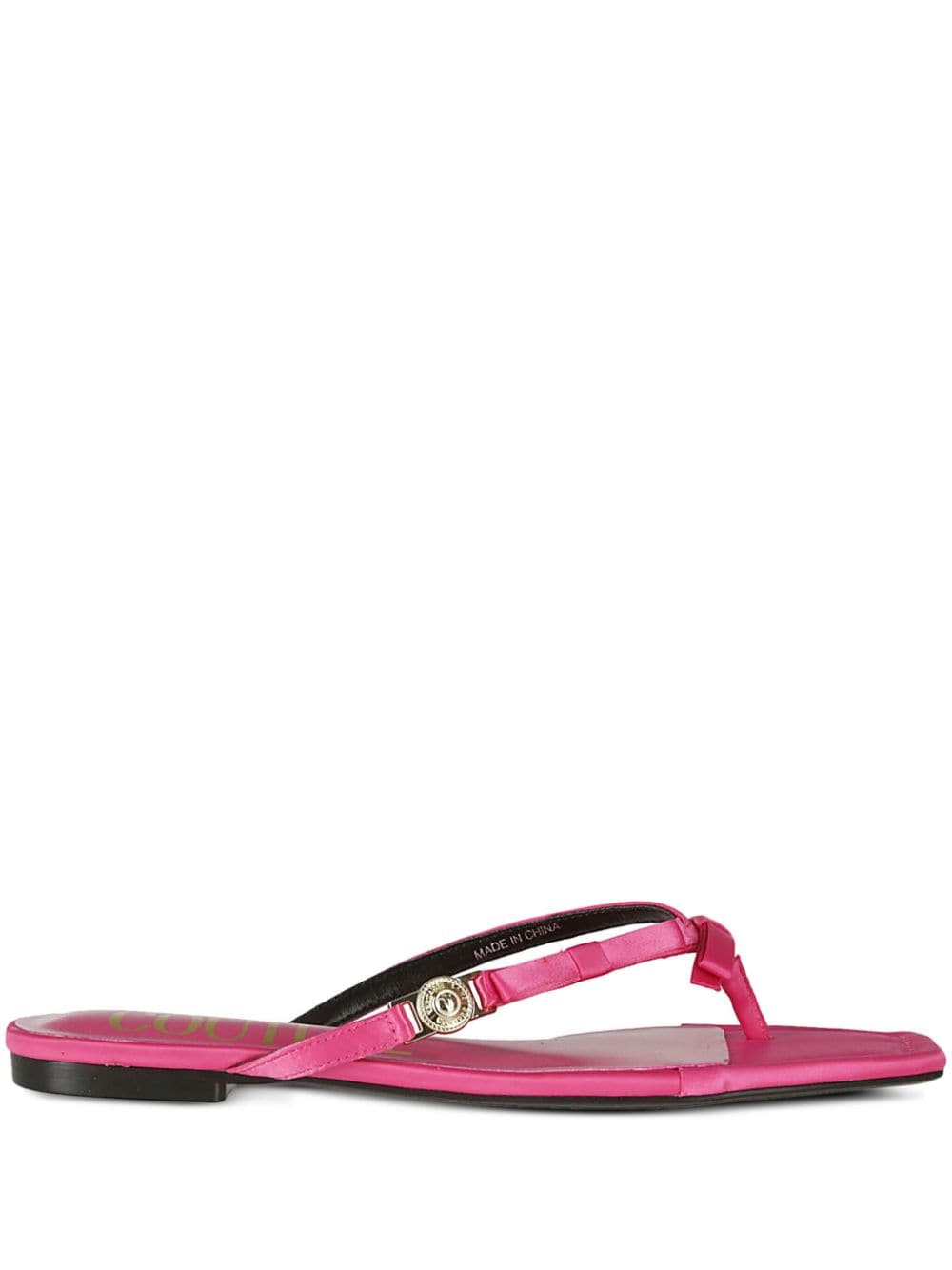 Versace Jeans Couture bow tie flip-flops