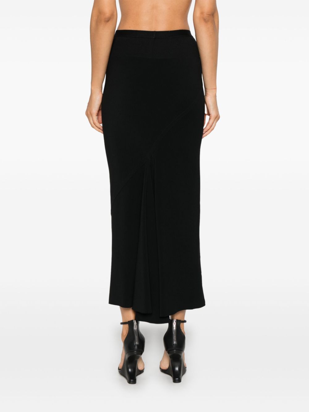 Rick Owens Calf Bias midi skirt - Image 4