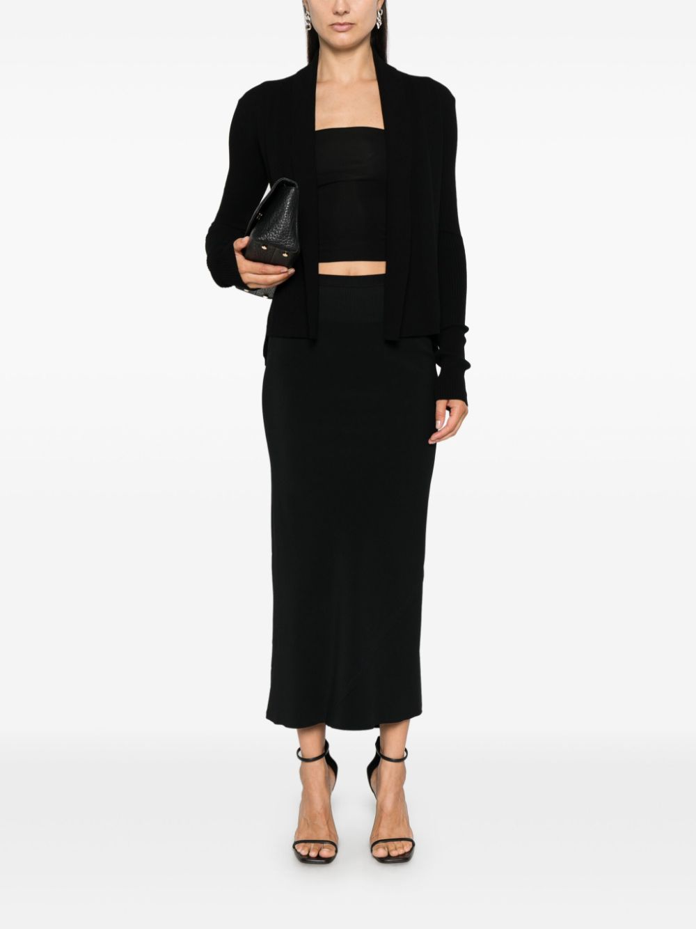Rick Owens Calf Bias midi skirt - Image 2