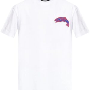 DSQUARED2  logo-appliquéd cotton T-shirt