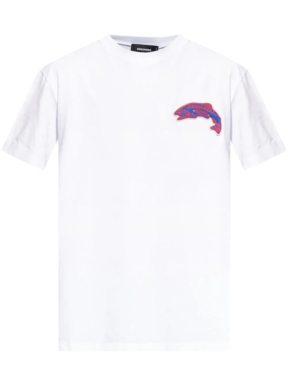 DSQUARED2 logo-appliquéd cotton T-shirt