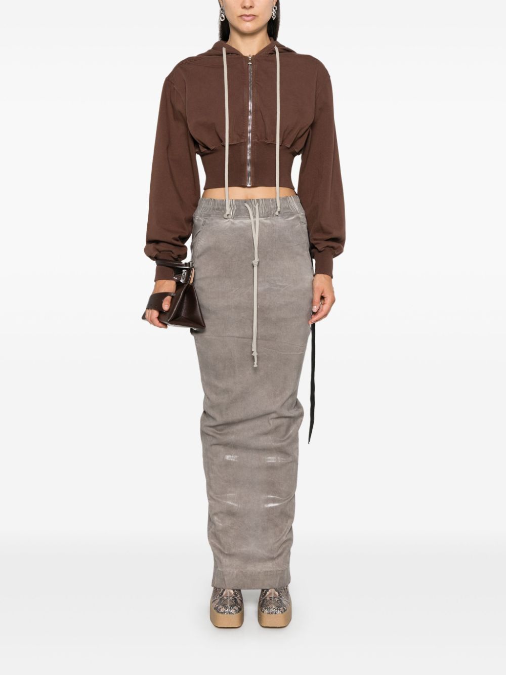 Rick Owens DRKSHDW Pillar denim skirt - Image 2