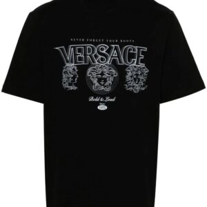 Versace  logo-print cotton T-shirt