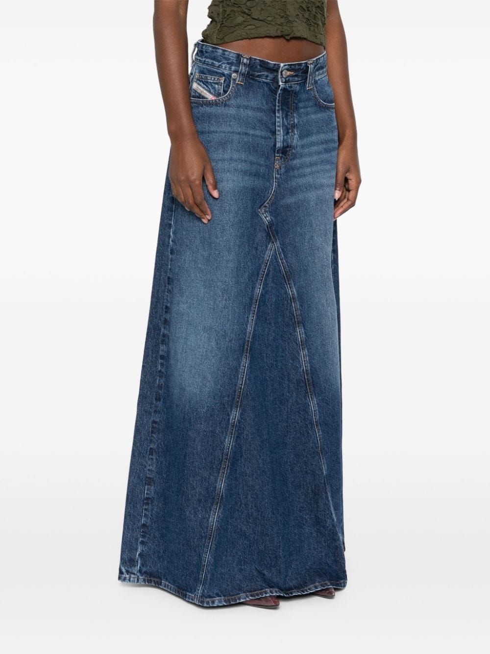 Diesel De-Pago maxi denim skirt - Image 3