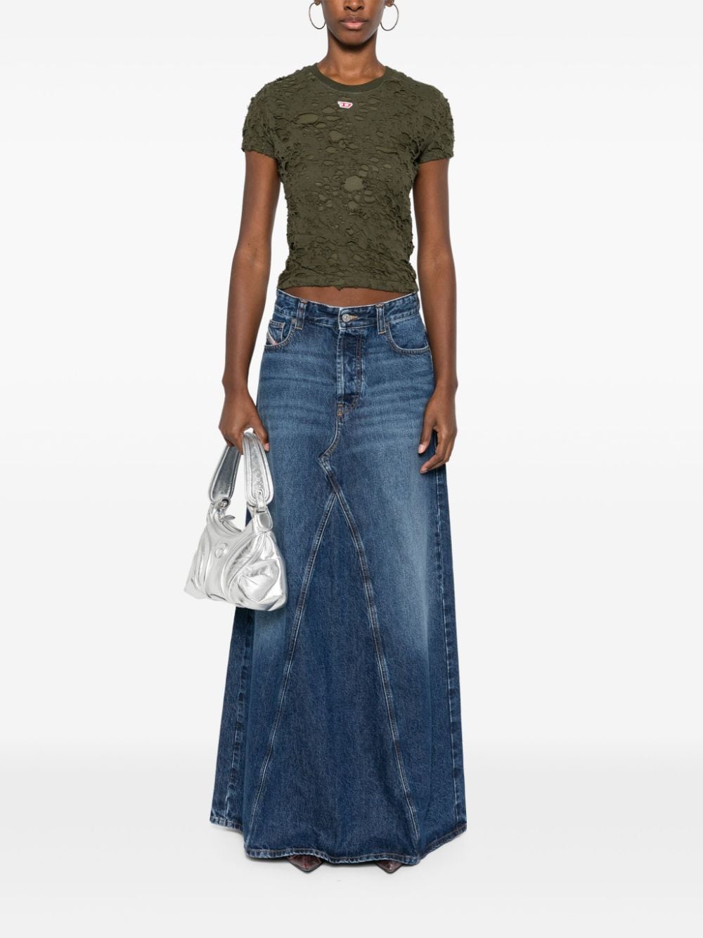Diesel De-Pago maxi denim skirt - Image 2