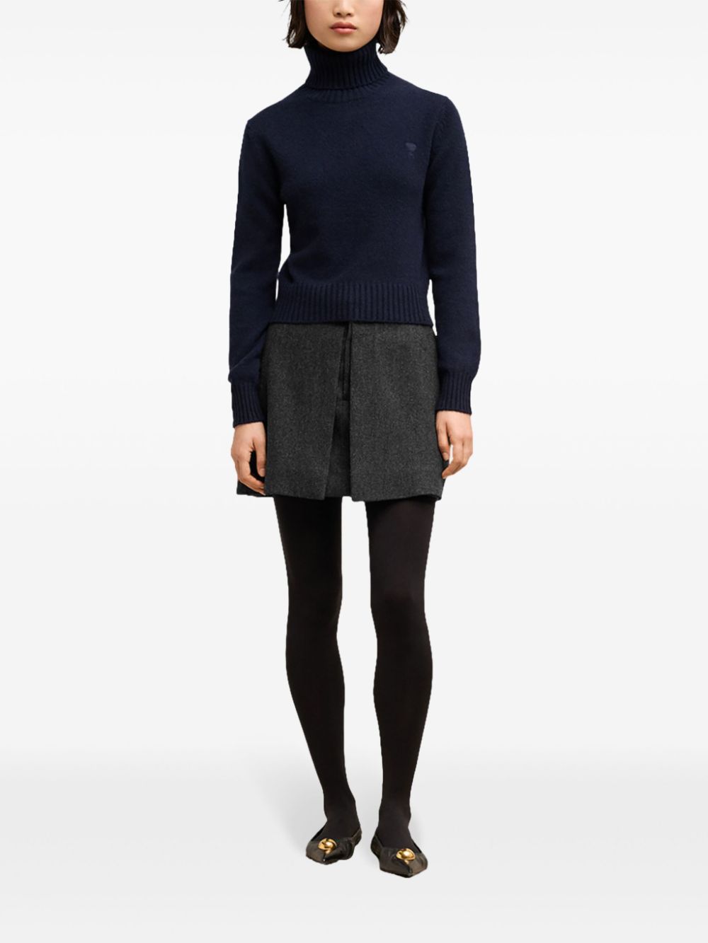 AMI Paris panelled mini skirt - Image 2