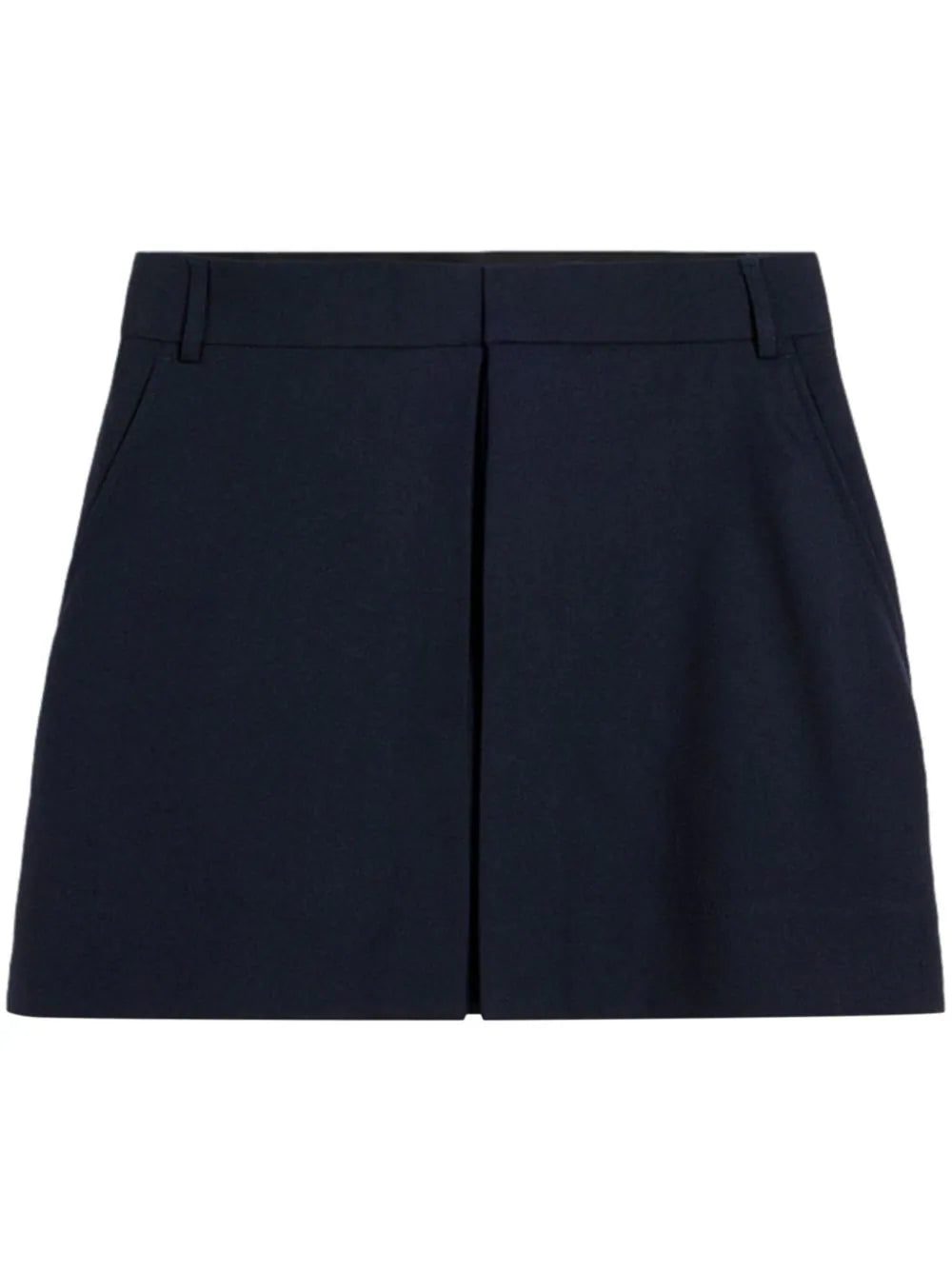 AMI Paris concealed-fastening wool skirt