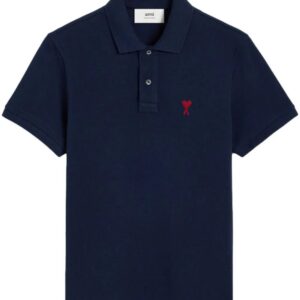 AMI Paris  Ami De Coeur organic-cotton polo shirt