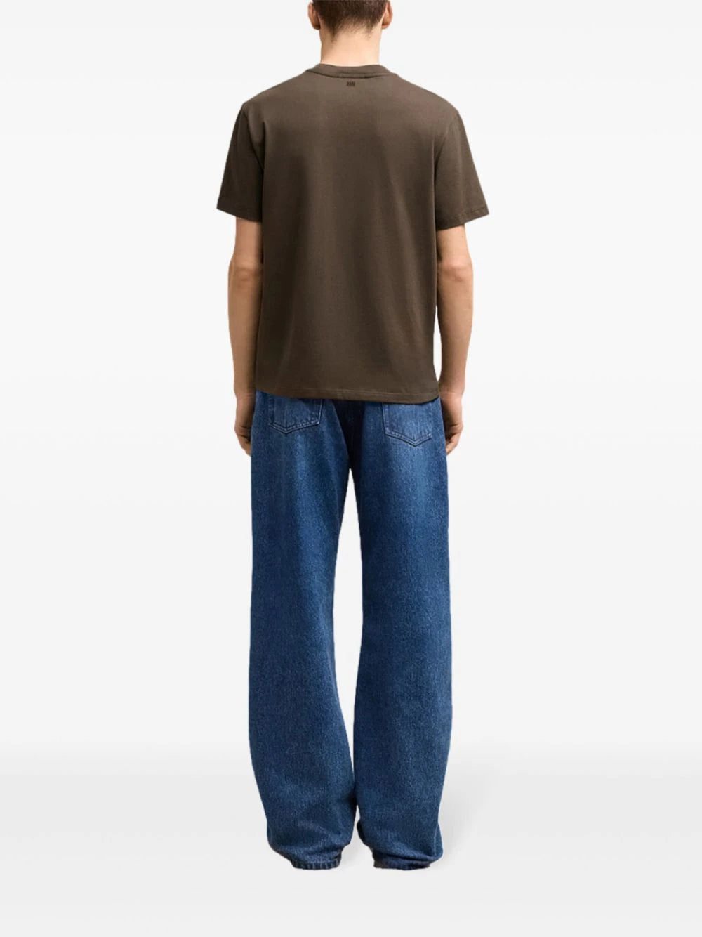 AMI Paris logo-embroidered T-shirt - Image 4