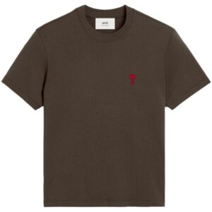 AMI Paris  logo-embroidered T-shirt