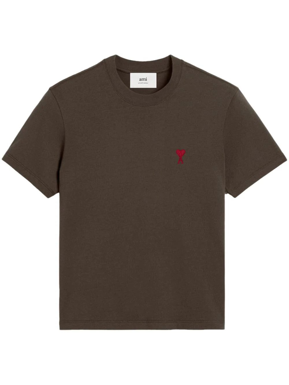 AMI Paris logo-embroidered T-shirt