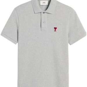 AMI Paris  Ami De Coeur organic-cotton polo shirt
