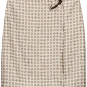 Prada  printed twill skirt