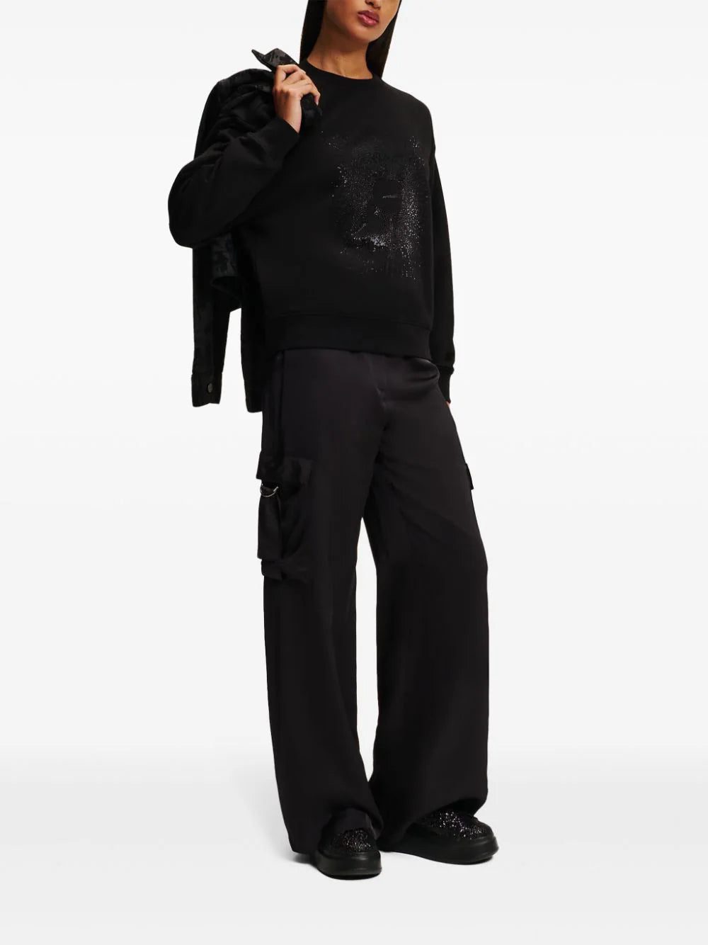 Karl Lagerfeld Kameo rhinestone-embellished sweatshirt - Image 2