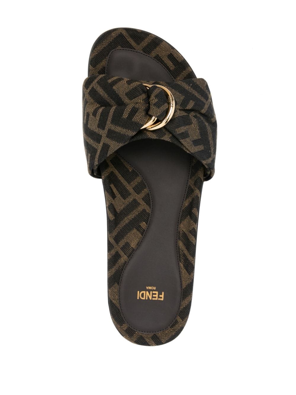 FENDI FF jacquard slides - Image 4