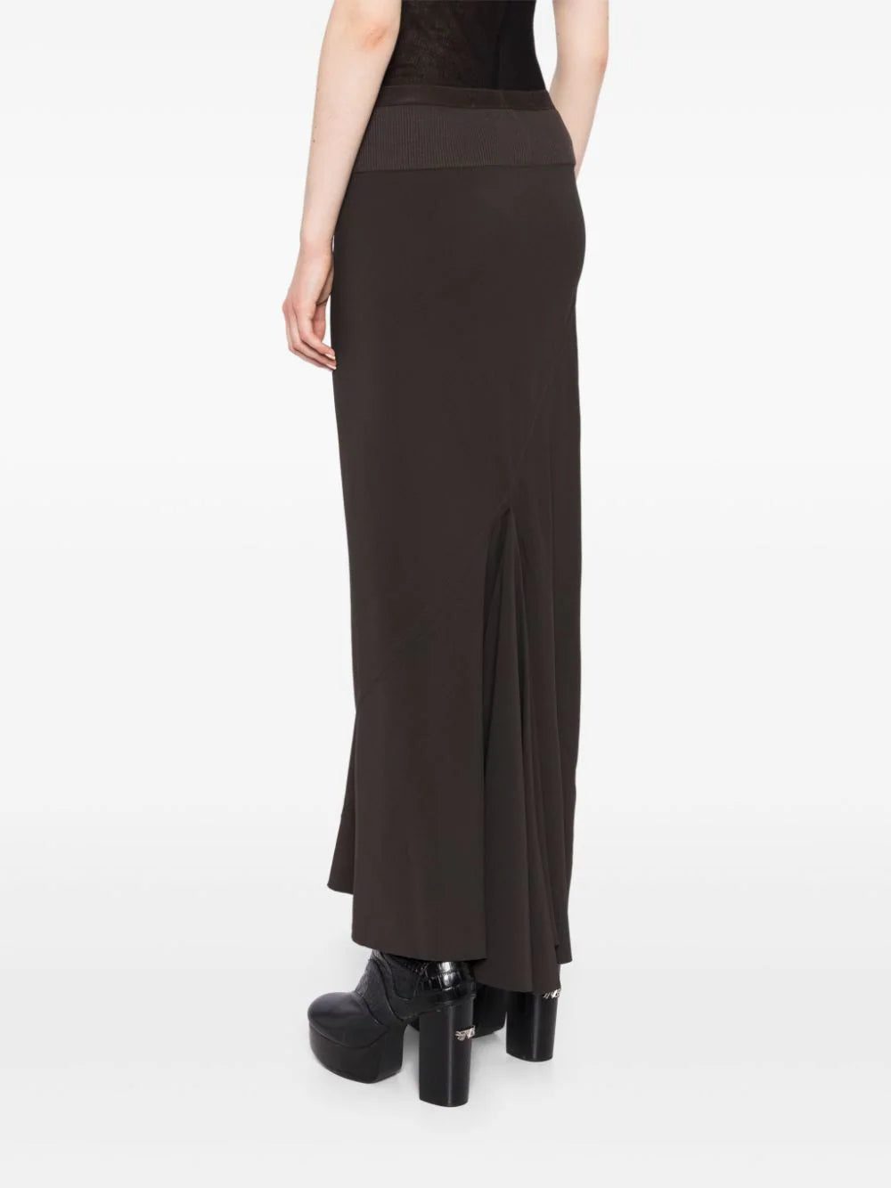 Rick Owens ribbed flared skirt - Image 4
