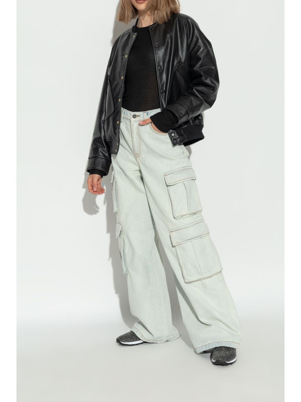 Jimmy Choo Verona crystal-embellished sneakers - Image 3