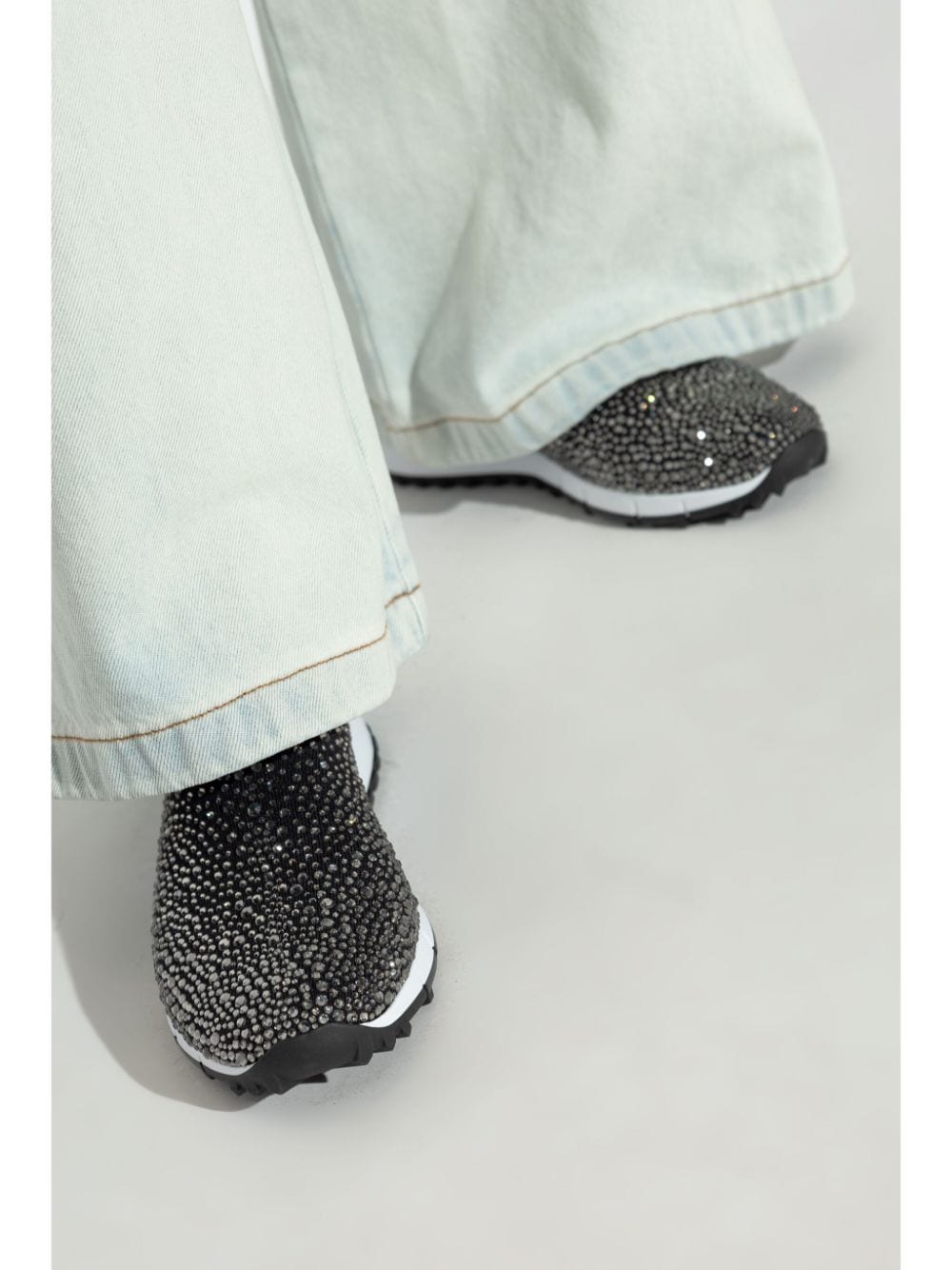 Jimmy Choo Verona crystal-embellished sneakers - Image 2