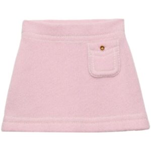 Prada triangle-logo cashmere miniskirt