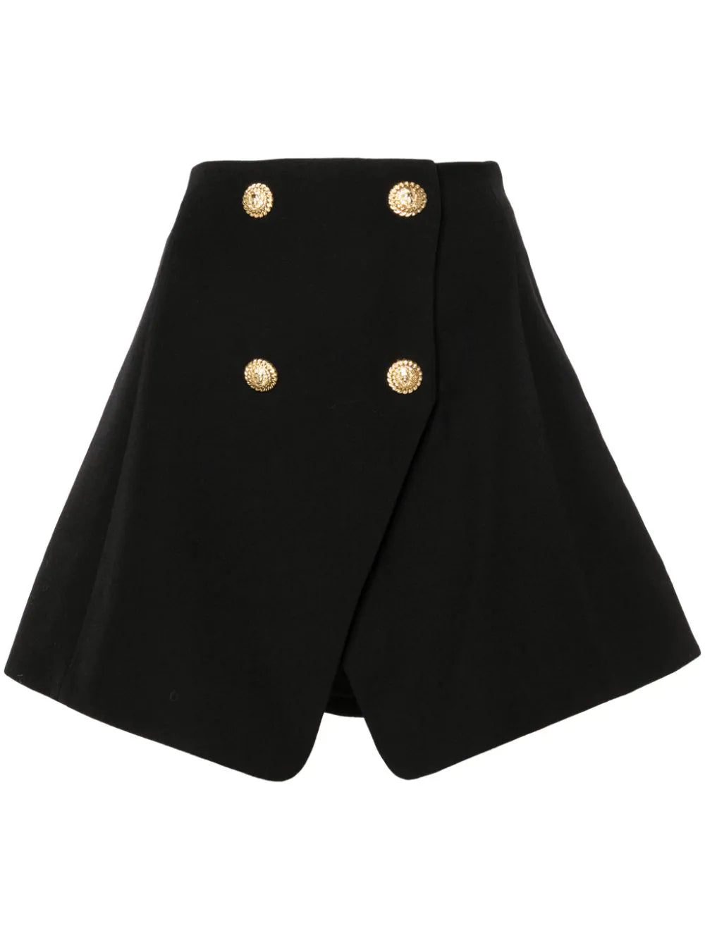 Balmain virgin wool mini skirt