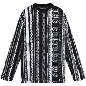 Versace Jeans Couture stripes print T-shirt