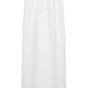 Prada logo-embroidered skirt