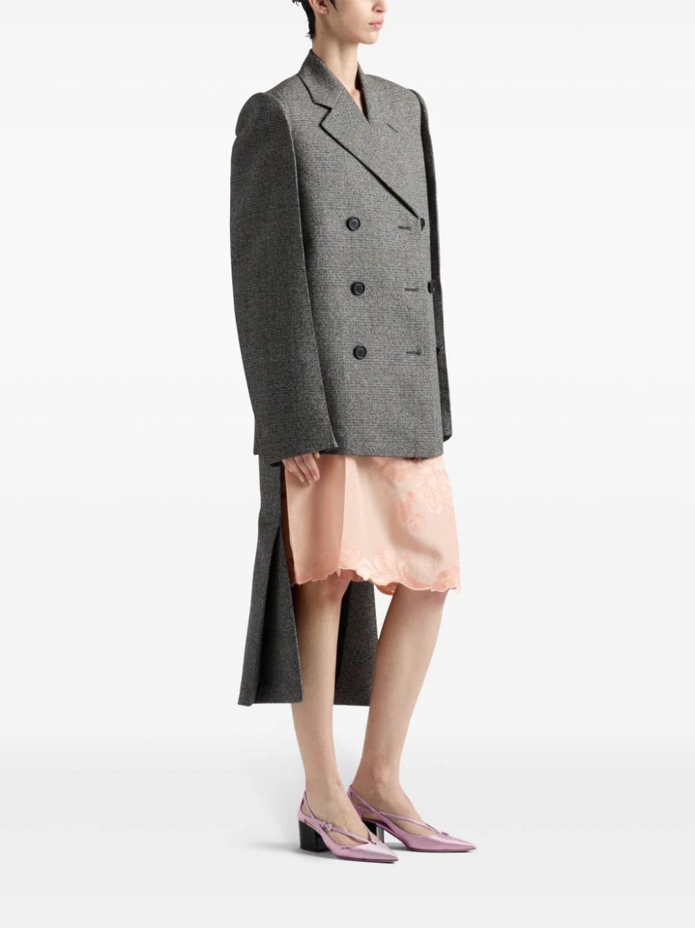 Prada Prince-of-Wales pattern skirt - Image 2