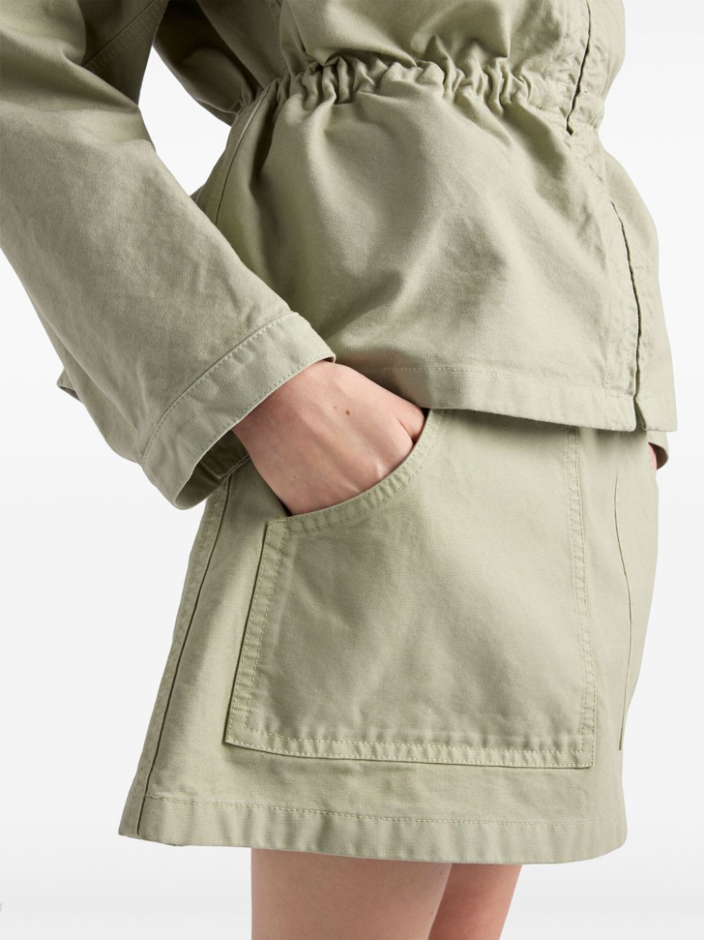 Prada Old canvas mini skirt - Image 4