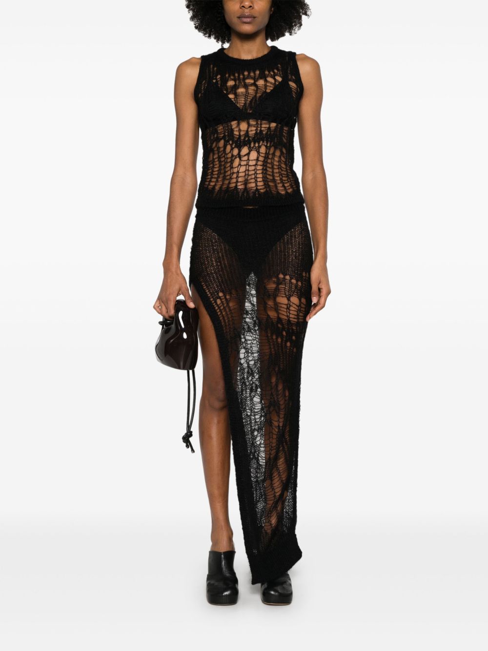 Rick Owens Spider Ziggy maxi skirt - Image 2