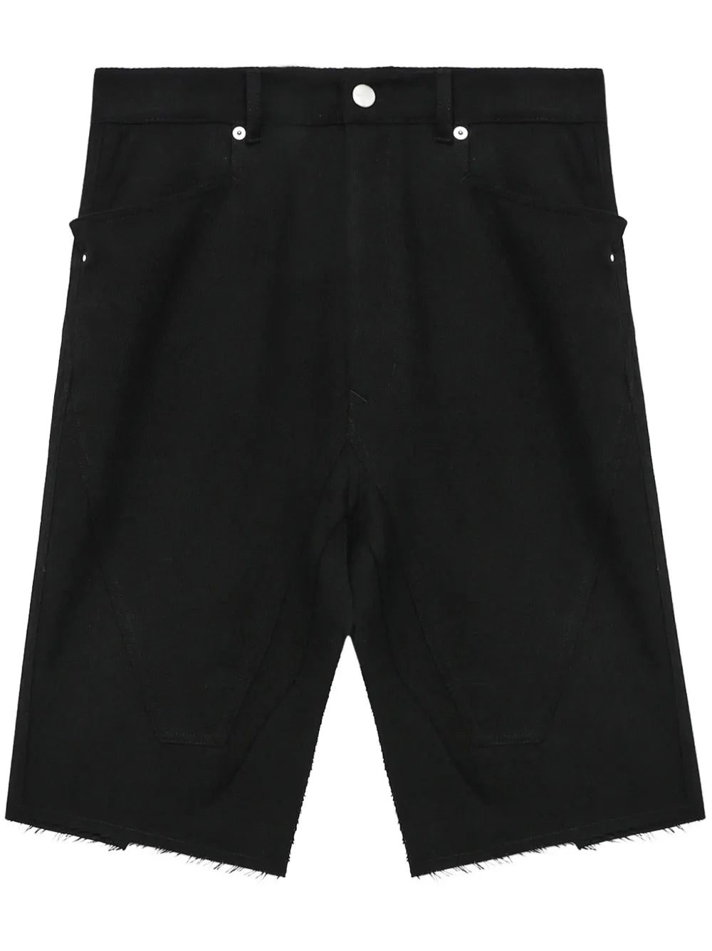 Rick Owens raw-cut midi skirt