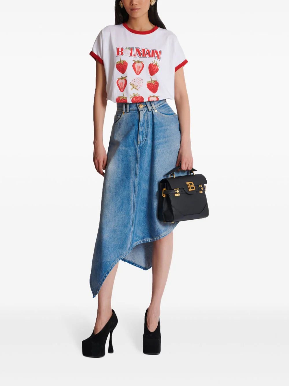 Balmain strawberry print T-shirt - Image 2