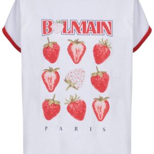 Balmain  strawberry print T-shirt