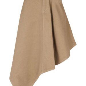 Balmain  asymmetrical cotton skirt