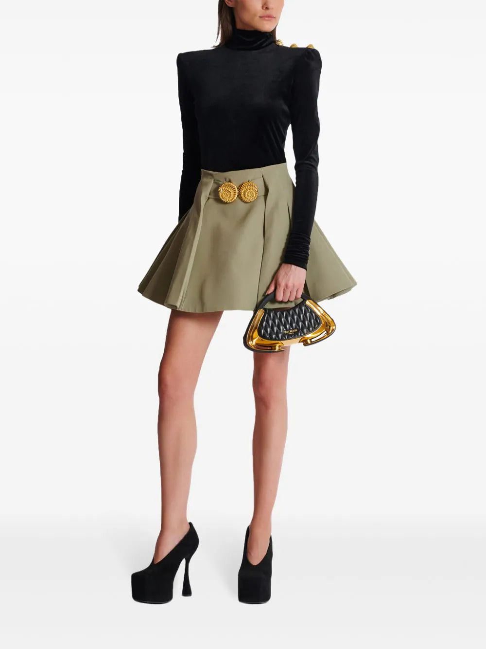 Balmain grain de poudre flared skirt - Image 2