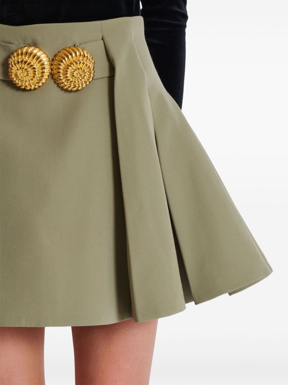 Balmain grain de poudre flared skirt - Image 4