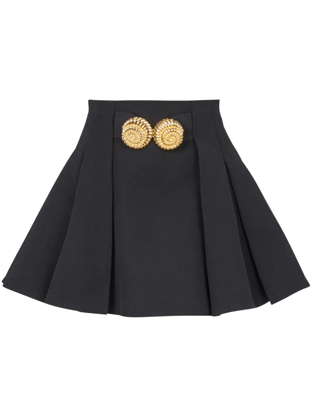 Balmain grain de poudre flared skirt