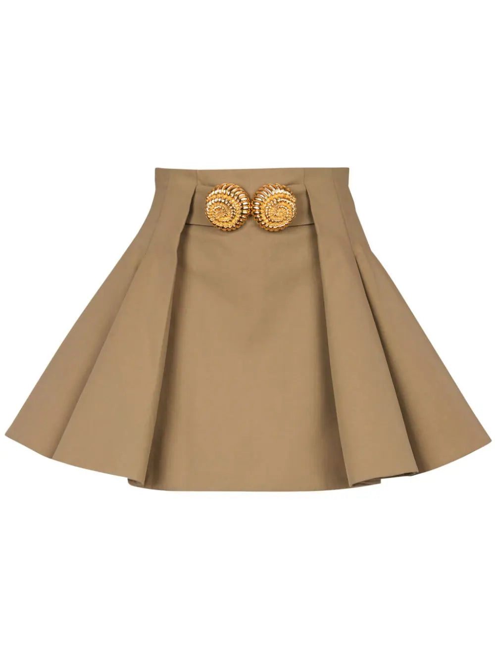 Balmain grain de poudre flared skirt