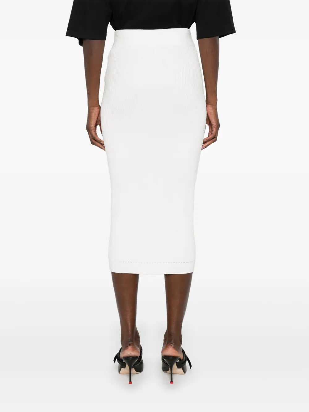 Balmain ribbed midi skirt - Image 4