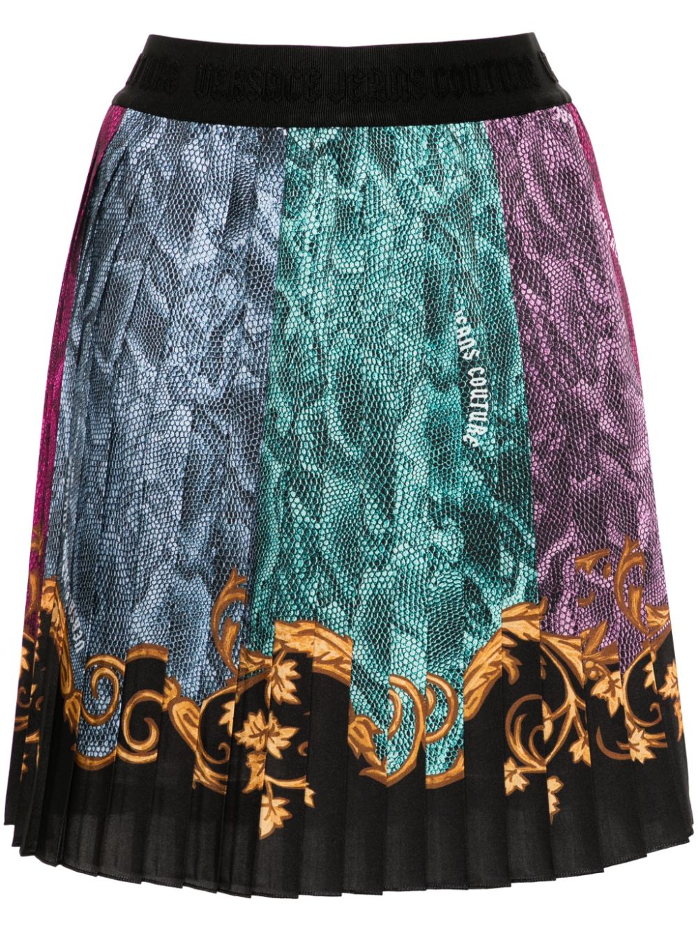 Versace Jeans Couture Barocco-print mini skirt
