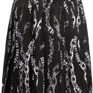 Versace Jeans Couture logo-chain mini skirt