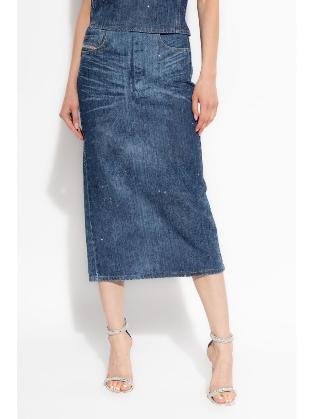 Diesel De-Pra-S3 midi skirt - Image 3