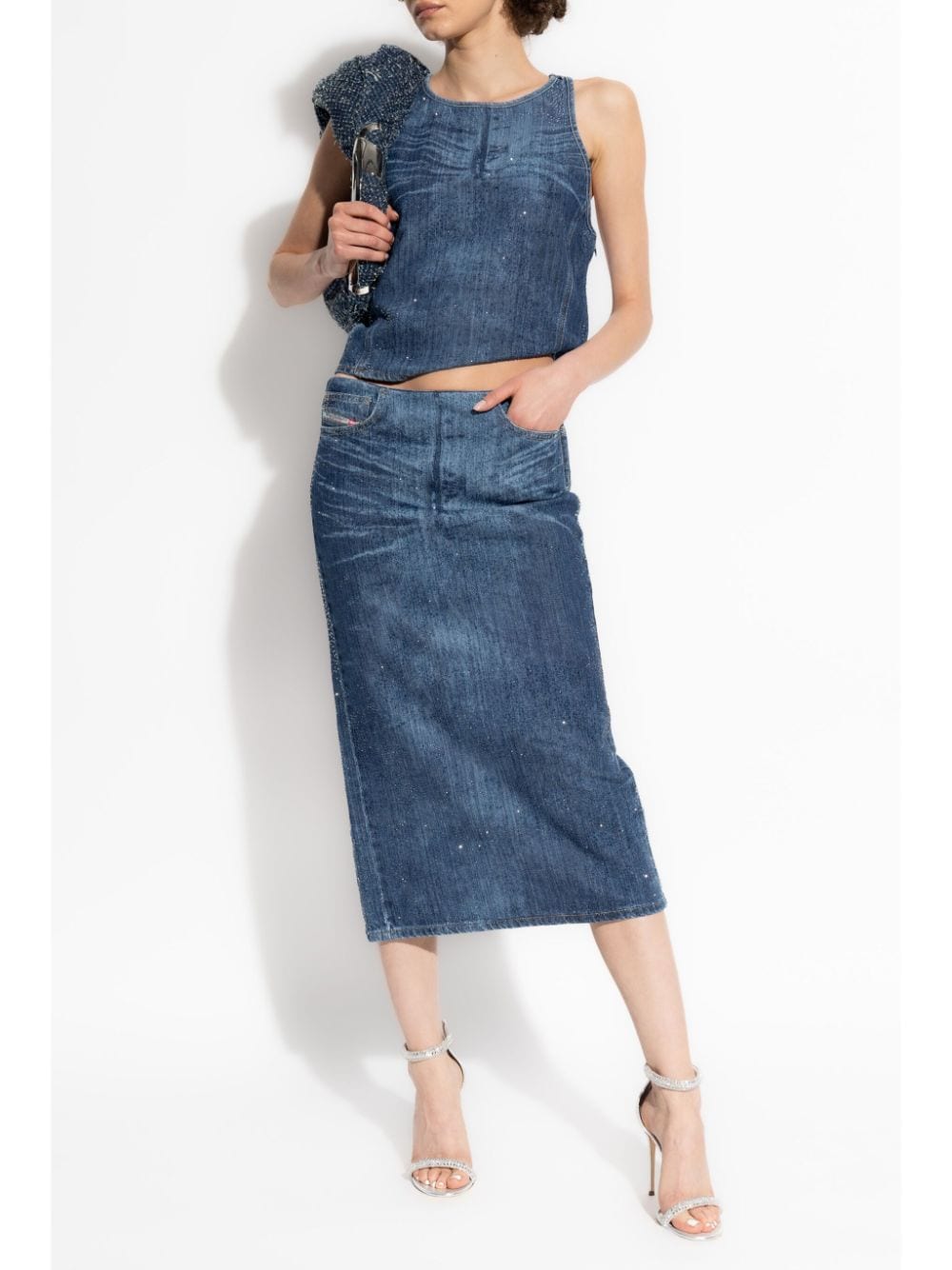 Diesel De-Pra-S3 midi skirt - Image 2